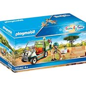 Playmobil Family Fun 70346 'Zoo-Tierarzt mit Fahrzeug', 65 Teile, ab 4 Jahren