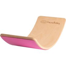 Bild für MeowBaby Balance Board pink mit Filz 80x30 cm aus Holz für Kinder