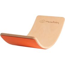 Bild für MeowBaby Balance Board orange mit Filz 80x30 cm aus Holz für Kinder