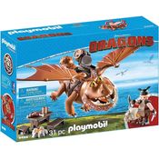 PLAYMOBIL 9460 - DreamWorks Dragons, Fischbein und Fleischklops, Ab 4 Jahren