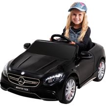 Bild für Kinder Elektro Mercedes Benz AMG S63 Kinderauto Kinderfahrzeug Elektroauto (Schwarz)