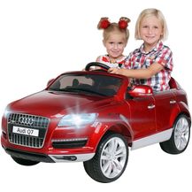 Bild für Kinder Elektroauto AUDI Q7 4L Kinderauto Elektrofahrzeug Elektro Auto Spielzeug (Rot lackiert)