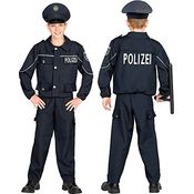 Widmann Polizist Kinder dunkelblau 3-tlg, Größe: 116
