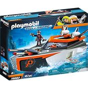 PLAYMOBIL Top Agents 70002 Spy Team Turboship, Ab 6 Jahren