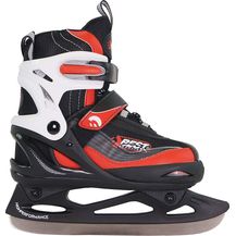 Bild für Best Sporting Schlittschuhe Damen I Schlittschuhe Kinder I Eislaufschuhe Herren I Verstellbare Schlittschuhe I Ice Skates I Eislaufschuhe I Gleitschuhe I Eislaufschuhe Damen I schwarz/rot oder schwarz/blau schwarz/rot