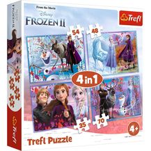 Bild für Trefl Puzzle 4in1 Frozen 2