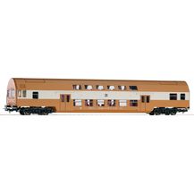 Image for Piko H0 57623 H0 Doppelstockwagen-Steuerwagen der DR Control Wagon Mustard Pot (Brown)