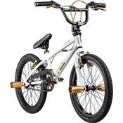 deTox Rude Limited, 20 Zoll BMX Freestyle Street Park Einsteiger Anfänger ab 140 cm Fahrrad, weiß/gold