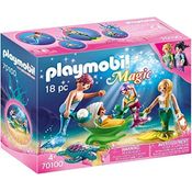 Playmobil 70100 Magic Familie mit Muschelkinderwagen, bunt