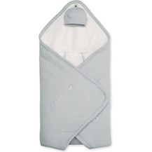 Bild für BEMINI Wickeldecke Pady tetra jersey + teddy Mittelgrau