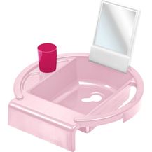 Bild für Rotho Babydesign Kinderwaschbecken Kiddy Wash, Zum Anbringen am Badewannenrand, 38,7 x 38,2 x 10 cm, Tender Rosé Perl (Rosa)