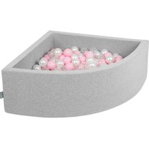 Bild für KiddyMoon Bällebad 90X30cm/200 Bälle Bällepool Mit Bällen ∅ 7Cm Für Babys Kinder Viertel Eckig