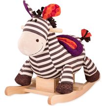 Bild für B. toys Schaukelpferd Zebra gestreift aus weichem Plüsch und hochwertigem Holz