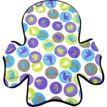 Bild für BAMBINIWELT Ersatzbezug Sitzkissen Bezug Auflage für Fahrradsitz kompatibel mit Römer Jockey Design MOD 5 (grüne Elefanten)