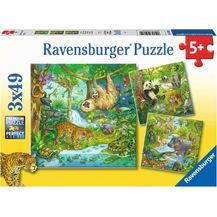 Bild für Ravensburger Kinder Puzzle 2 x 49 Teile Im Urwald