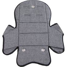 Bild für BAMBINIWELT Ersatzbezug Sitzkissen Bezug Auflage für Fahrradsitz kompatibel mit Römer Jockey meliert MOD 5 (grau meliert (Modell 5)