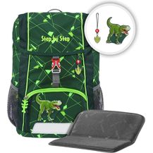 Bild für Step by Step KID SHINE Kinderrucksack-Set Dino Night Tyro