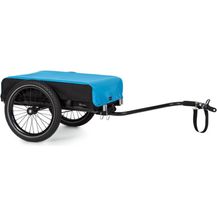 Bild für Companion Lastenanhänger 40kg / 50Ltr Fahrradanhänger Handwagen 16" Stahlrahmen schwarz/blau Schwarz