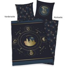 Bild für Harry Potter Wende Bettwäsche Hogwarts Wappen 2tlg 135 x 200 cm 80 x 80 cm