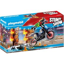 Bild für Playmobil Stuntshow 70553 'Stuntshow Motorrad mit Feuerwand'