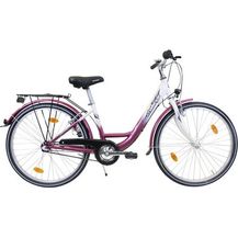 Bild für Challenge Kinderfahrrad Mädchenfahrrad weiß-rosa RH 38 cm 26 Zoll