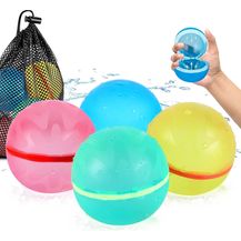 Bild für SOPPYCID 4 Stück Wiederverwendbare Wasserbomben Selbstschließend