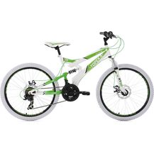 Bild für KS Cycling Mountainbike MTB Fully 24 Zoll Topeka weiß-grün RH 41 cm