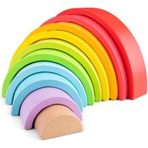 Bild für New Classic Toys 10825 Hölzerner Regenbogenstapler