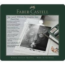 Bild für Set Pitt Graphite Matt & Castell 9000