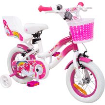 Bild für Kinderfahrrad Unicorn 12 Zoll Kinder Mädchen Fahrrad mit Stützräder pink Einhorn