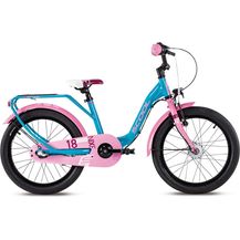 Bild für S'COOL Mädchenfahrrad niXe alloy street türkis-pink RH 28 cm 18 Zoll
