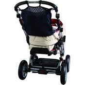 Sunnybaby 19175 - Einkaufsnetz, Universalnetz für Kinderwagen & Sportwagen, mit praktischem Sichtschutz/Innenfutter, universeller Ankerverschluß - Farbe: marine