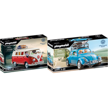 Bild für PLAYMOBIL® 2er Set: 70176 VW Volkswagen T1 Camping Bus + 70177 VW Volkswagen Käfer