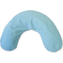 Bild für Theraline Nackenkissen (Füllung: Mikroperlen / Bezug: 17 Punkte türkis / Größe: mittel)