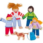 Biegepuppen Camping-Familie