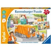 Ravensburger - tiptoi® Puzzle für kleine Entdecker: Müllabfuhr
