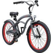 Bikestar Cruiser Kinderfahrrad 20 Zoll - Grau