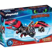 PLAYMOBIL Dragons 70727 'Dragon Racing: Hicks und Ohnezahn' 13 Teile, ab 4 Jahren
