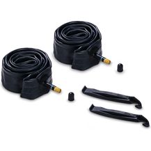 Bild für Hauck Fahrradanhänger Schlauch Set 2x 20 Zoll Durchmesser inkl. Reifenheber, Ersatzreifen Schlauch für Fahrradanhänger Reifen z. B. hauck Dryk Duo (Black)