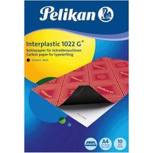 Bild für Kohlepapier Interplastic 1022G DINA4/10Blatt schwarz