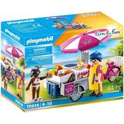Playmobil Family-Fun 70614 'Mobiler Crêpes-Verkauf', 44 Teile, ab 4 Jahren