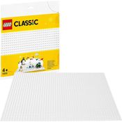 LEGO Classic 11010 'Weiße Bauplatte', 25 cm x 25 cm, ab 4 Jahren, geeignet für Winter-Sets, Konstruktionsbasis mit 32x32 Noppen
