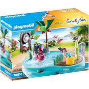 Playmobil Family Fun 70610 'Spaßbecken mit Wasserspritze', 65 Teile, ab 4 Jahren