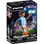 Playmobil Sports & Action 71125 'Fußballspieler Argentinien', 7 Teile, ab 5 Jahren