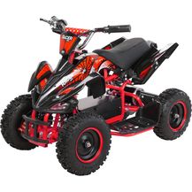 Bild für Elektro Quad Miniquad Kinder Racer 1000 Watt Pocket Kinderquad Pocketbike ATV (Schwarz Rot)
