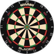 Winmau 'Blade 6 TripleCore Steeldartboard', 45 cm Durchmesser, mit TripleCore System, Turniermaßen und klar lesbarem Zahlenring