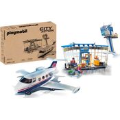 PLAYMOBIL City Action 71153 'Flughafen mit Flugzeug und Tower', 146 Teile, ab 4 Jahren