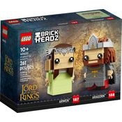 Lego BrickHeadz 40632 'Aragorn und Arwen', 261 Teile, ab 10 Jahren