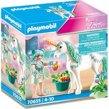 Bild für Playmobil Fairies 70655 'Einhorn mit Fütter-Fee'