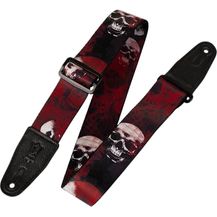 Bild für Levys Poly Print Strap 2" Skull